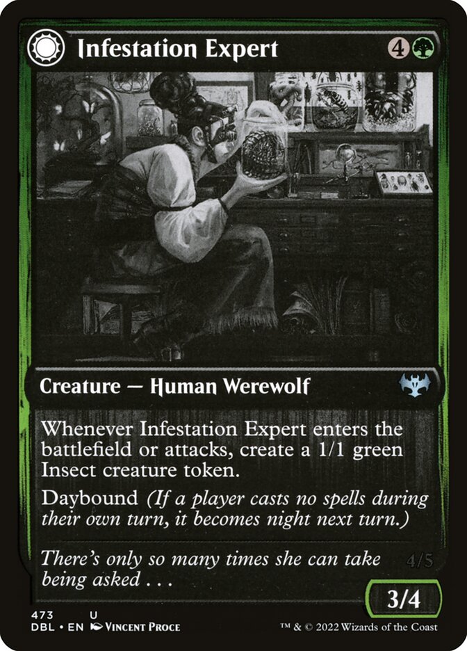 Infestation Expert // Infested Werewolf - Innistrad: Double Feature (DBL)