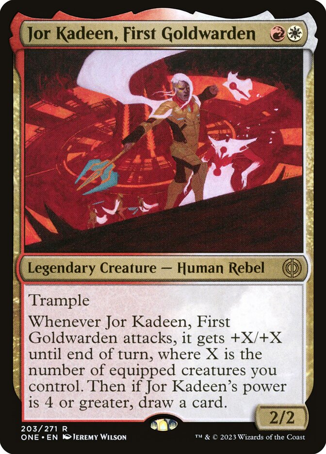 Jor Kadeen, First Goldwarden (203) - Phyrexia: All Will Be One (ONE)