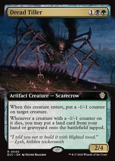 Dread Tiller (40) - Lorwyn Eclipsed Commander (ECC)