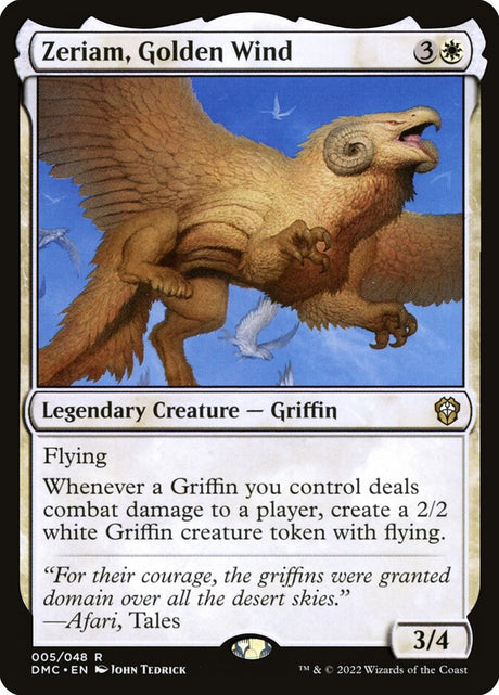 Zeriam, Golden Wind (5) - Dominaria United Commander (DMC)