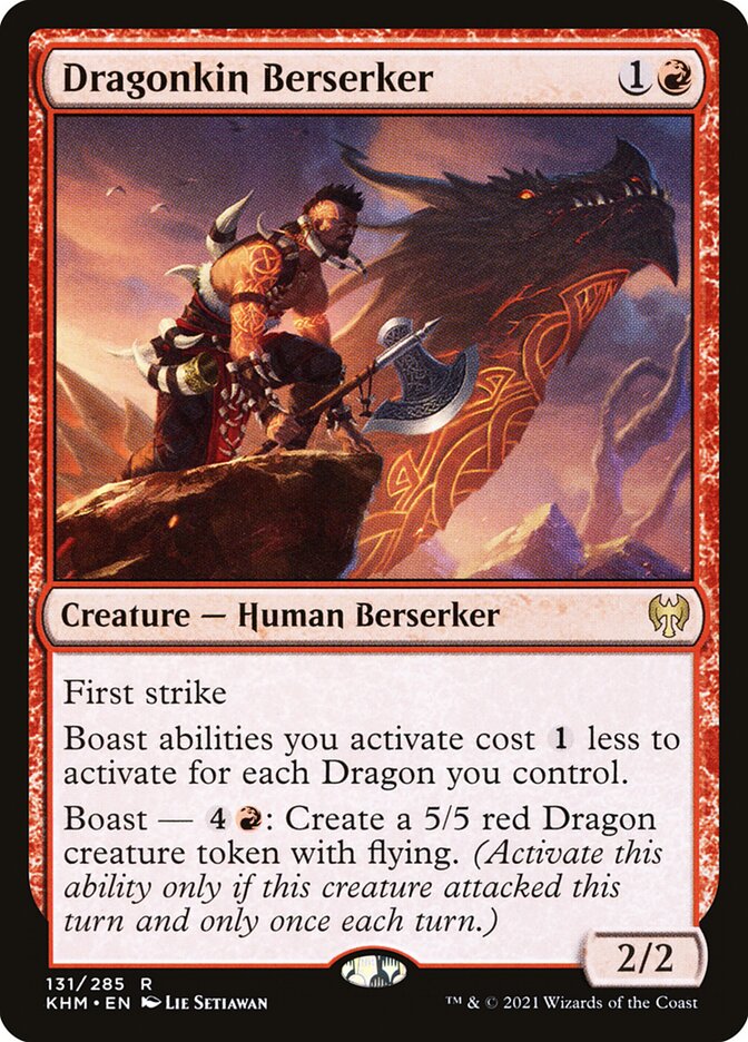 Dragonkin Berserker (131) - Kaldheim (KHM)