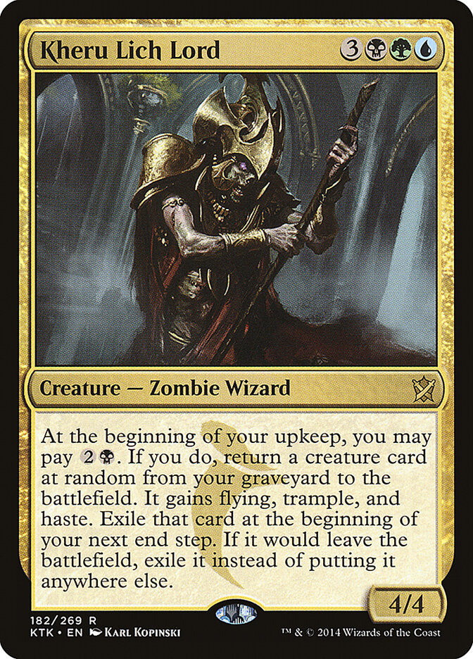 Kheru Lich Lord (182) - Khans of Tarkir (KTK)