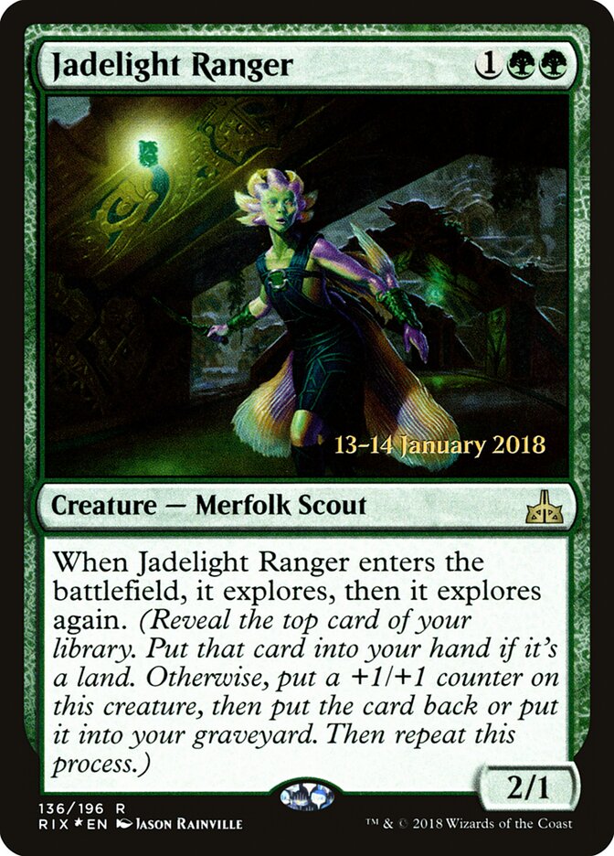 Jadelight Ranger (136s) - Rivals of Ixalan Promos (PRIX)