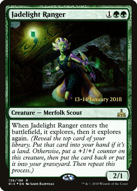 Jadelight Ranger (136s) - Rivals of Ixalan Promos (PRIX)