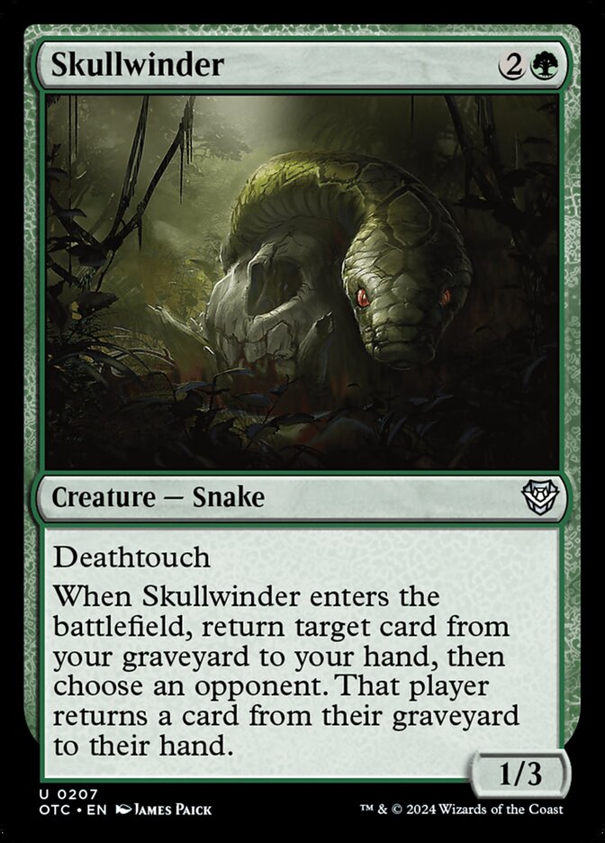 Skullwinder (207) - Outlaws of Thunder Junction Commander (OTC)