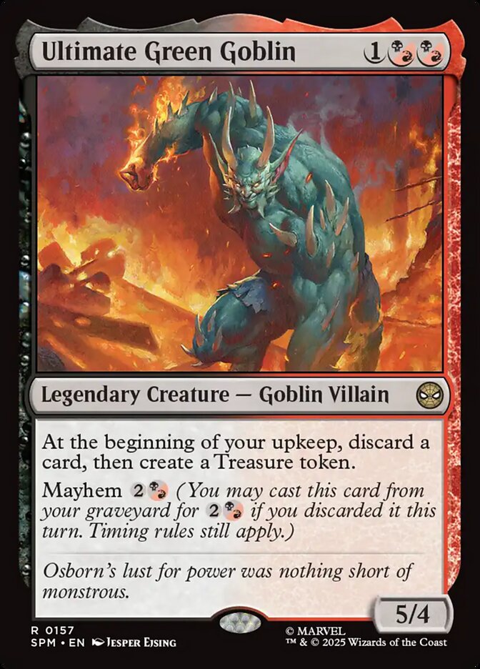 Ultimate Green Goblin (157) - [Foil] Marvel's Spider-Man (SPM)
