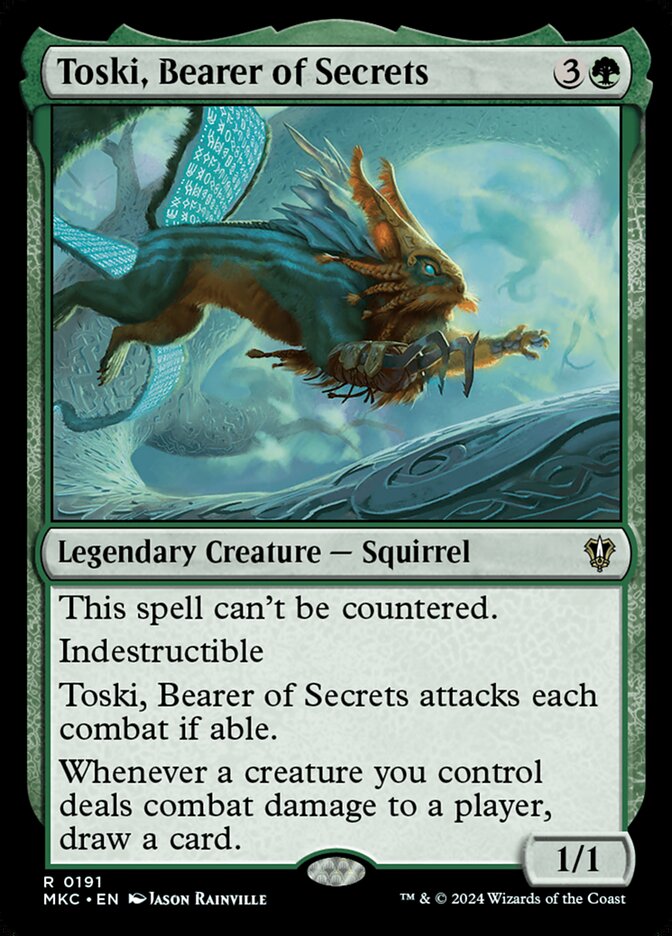 Toski, Bearer of Secrets (191) - Murders at Karlov Manor Commander (MKC)