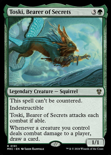 Toski, Bearer of Secrets (191) - Murders at Karlov Manor Commander (MKC)