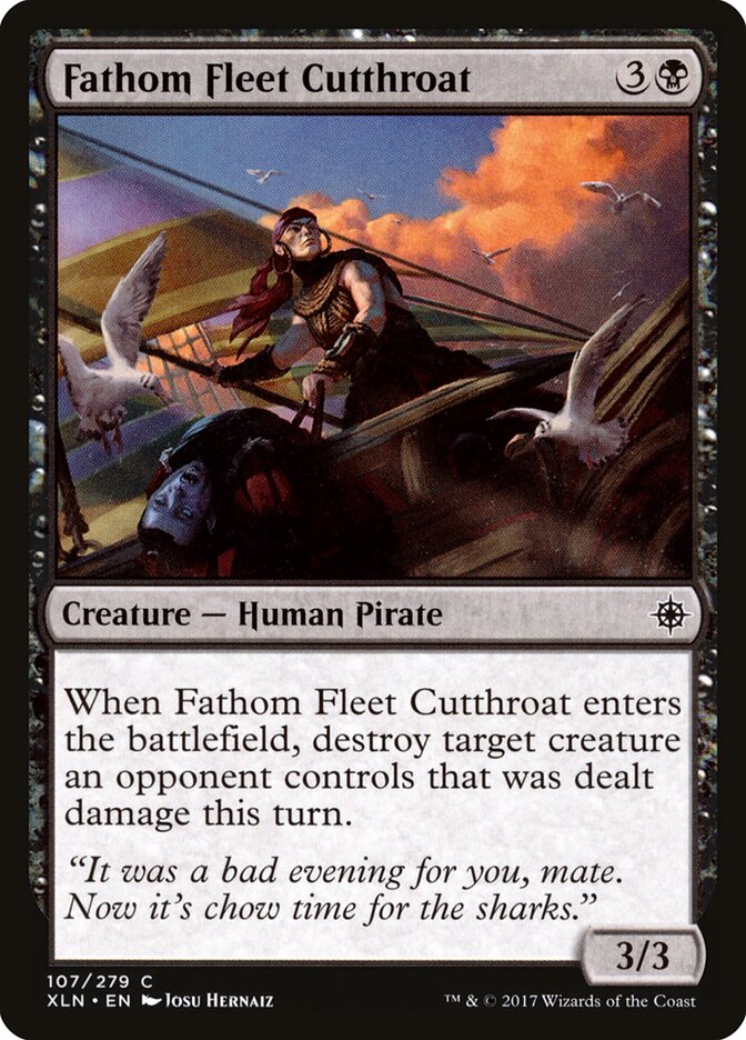Fathom Fleet Cutthroat (107) - Ixalan (XLN)