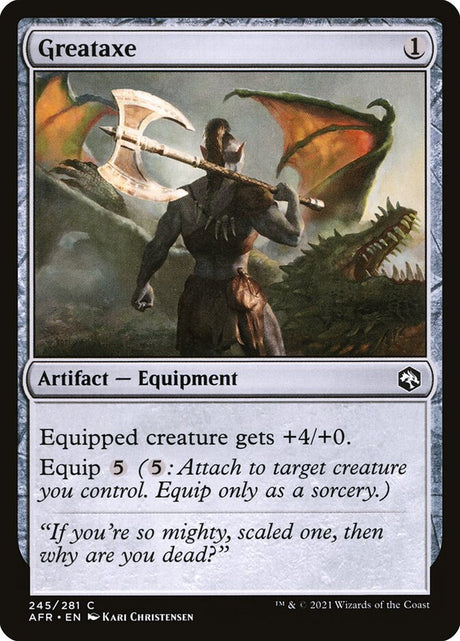 Greataxe (245) - Adventures in the Forgotten Realms (AFR)