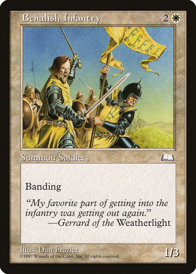 Benalish Infantry (8) - Weatherlight (WTH)
