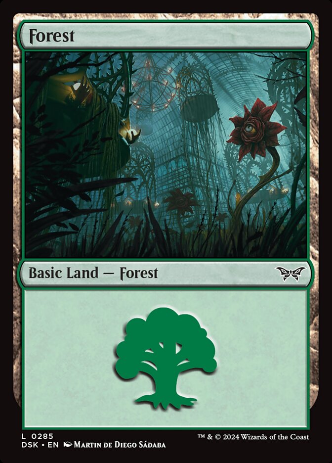 Forest (285) - [Foil] Duskmourn: House of Horror (DSK)