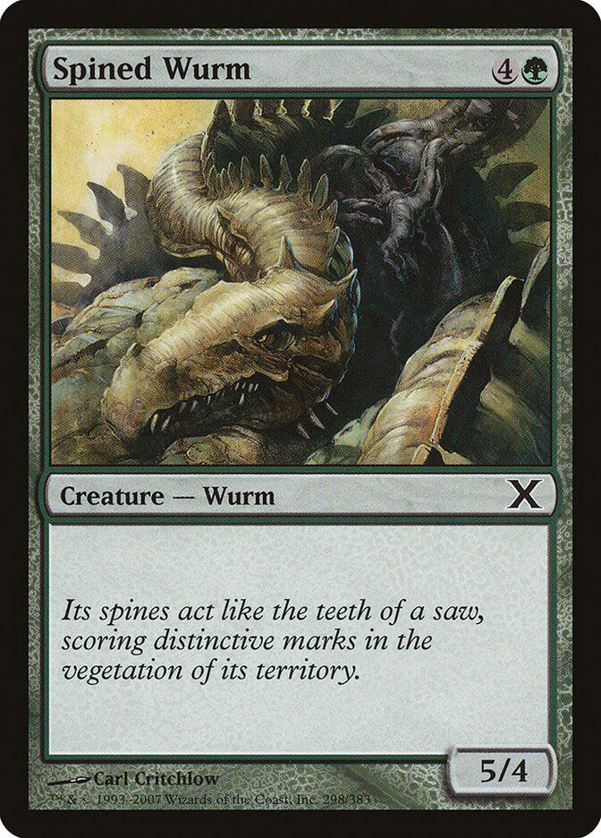 Spined Wurm (298) - Tenth Edition (10E)