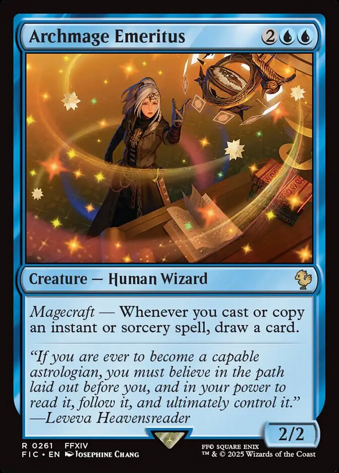Archmage Emeritus (261) - [Surge Foil] Final Fantasy Commander (FIC)
