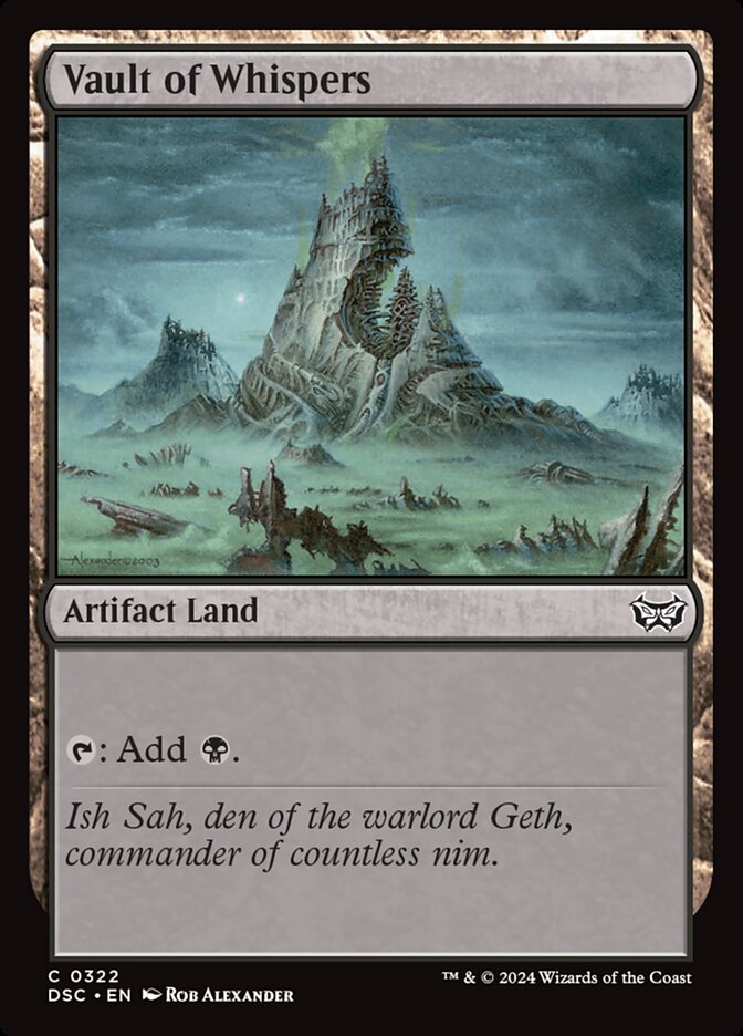 Vault of Whispers (322) - Duskmourn: House of Horror Commander (DSC)