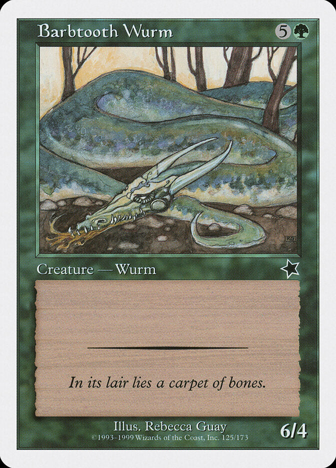 Barbtooth Wurm (125) - Starter 1999 (S99)