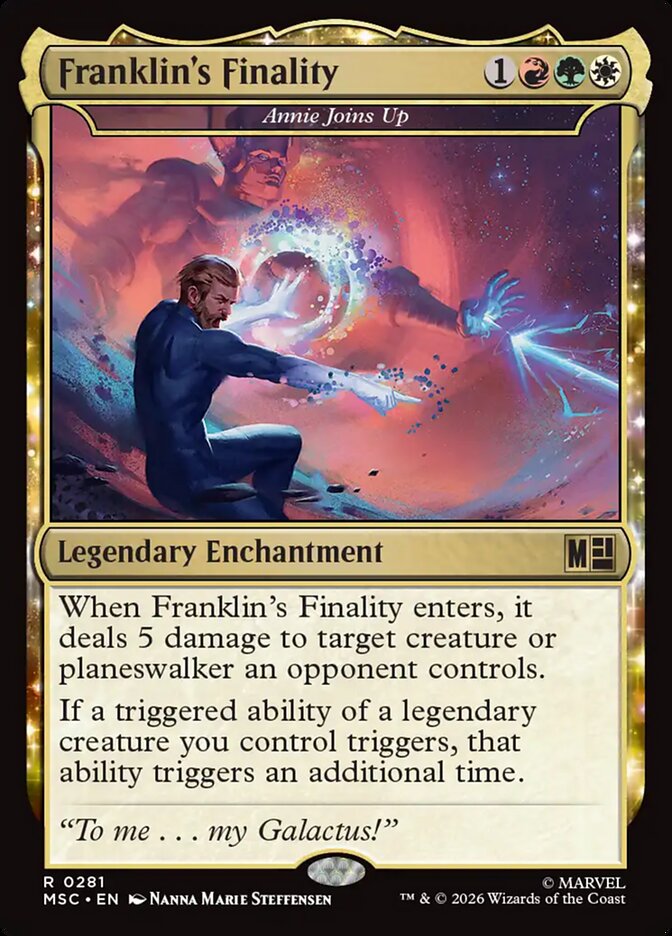 Franklin's Finality - Annie Joins Up (281) - Marvel Super Heroes Commander (MSC)