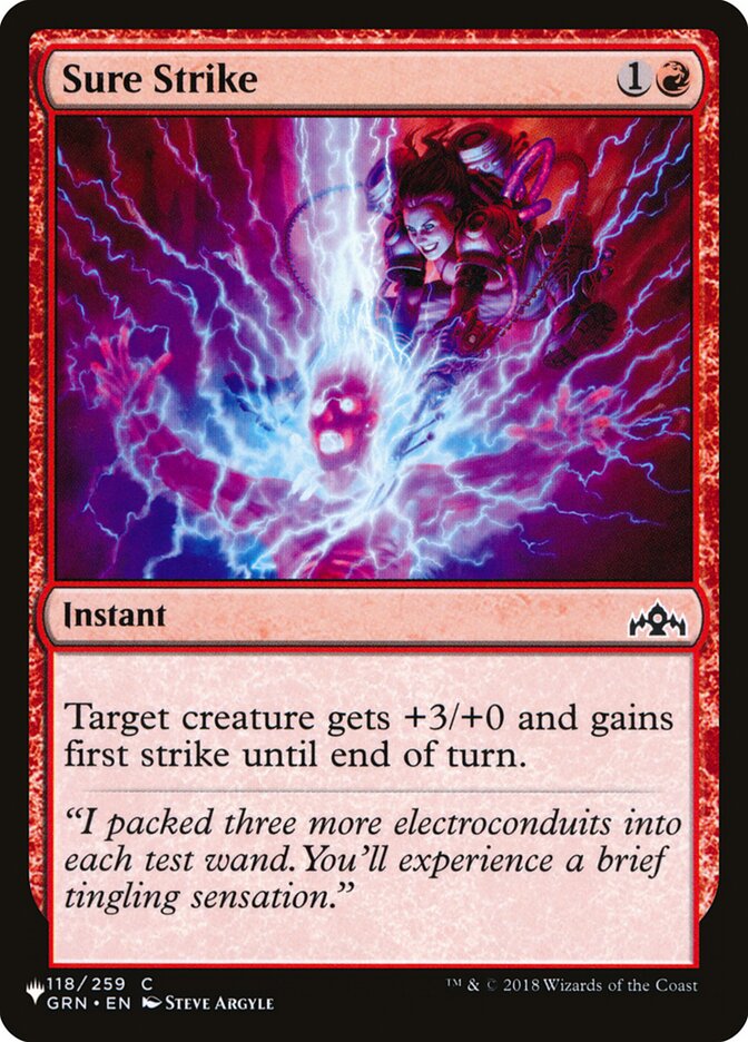 Sure Strike (GRN-118) - The List (PLST)