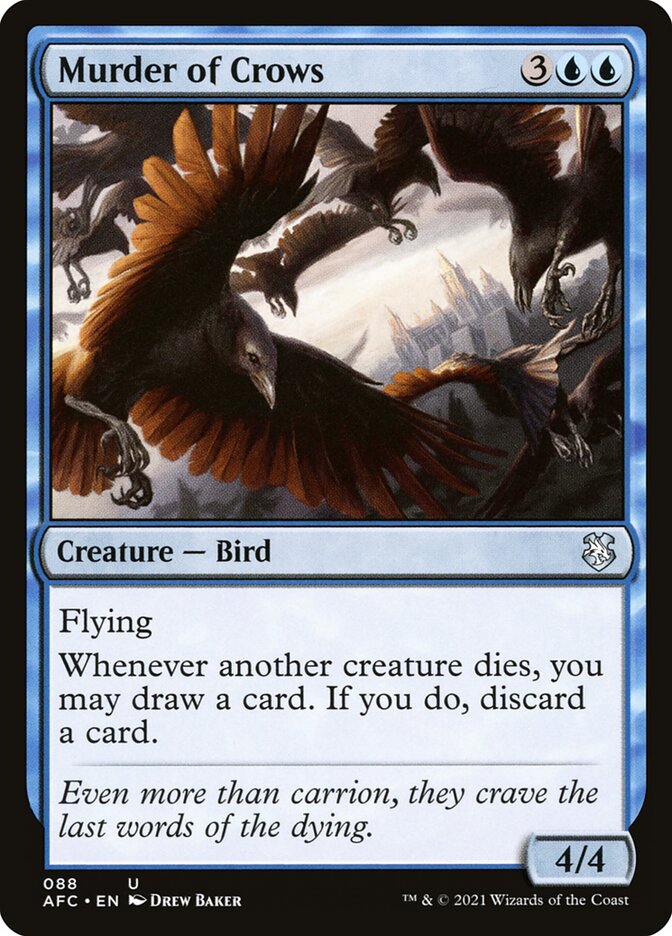 Murder of Crows (88) - Forgotten Realms Commander (AFC)
