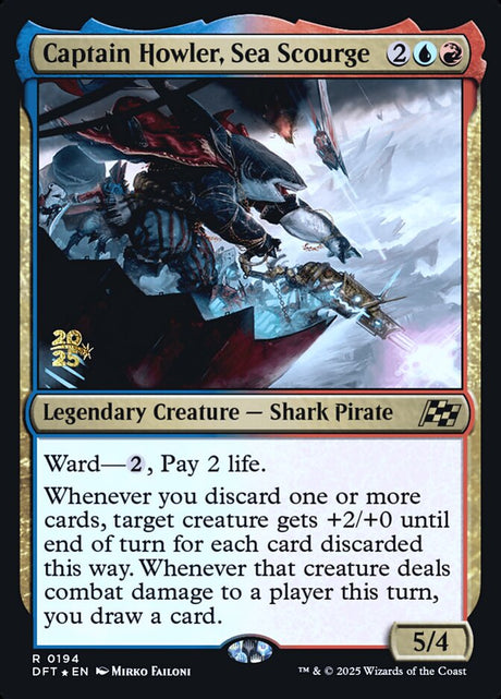 Captain Howler, Sea Scourge (194s) - Aetherdrift Promos (PDFT)