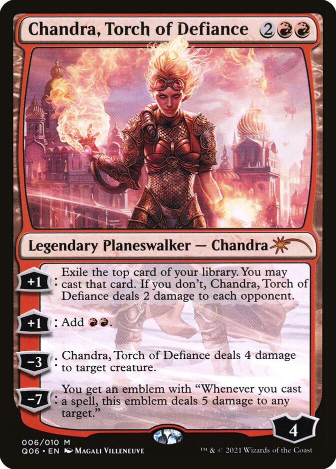 Chandra, Torch of Defiance (6) - Pioneer Challenger Decks 2021 (Q06)