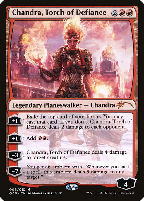 Chandra, Torch of Defiance (6) - Pioneer Challenger Decks 2021 (Q06)