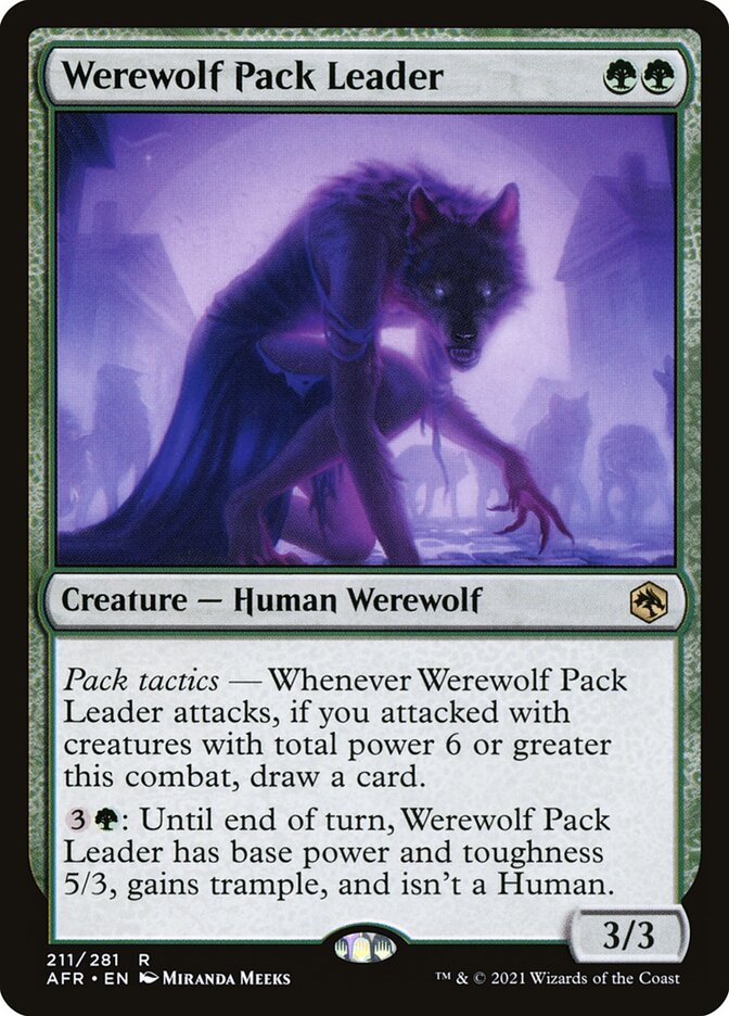 Werewolf Pack Leader (211) - Adventures in the Forgotten Realms (AFR)