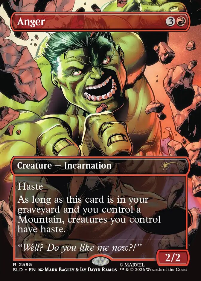 Anger (2595) - Secret Lair Drop (SLD)