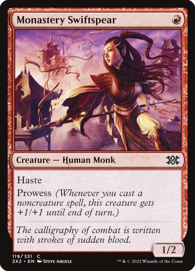 Monastery Swiftspear (119) - Double Masters 2022 (2X2)