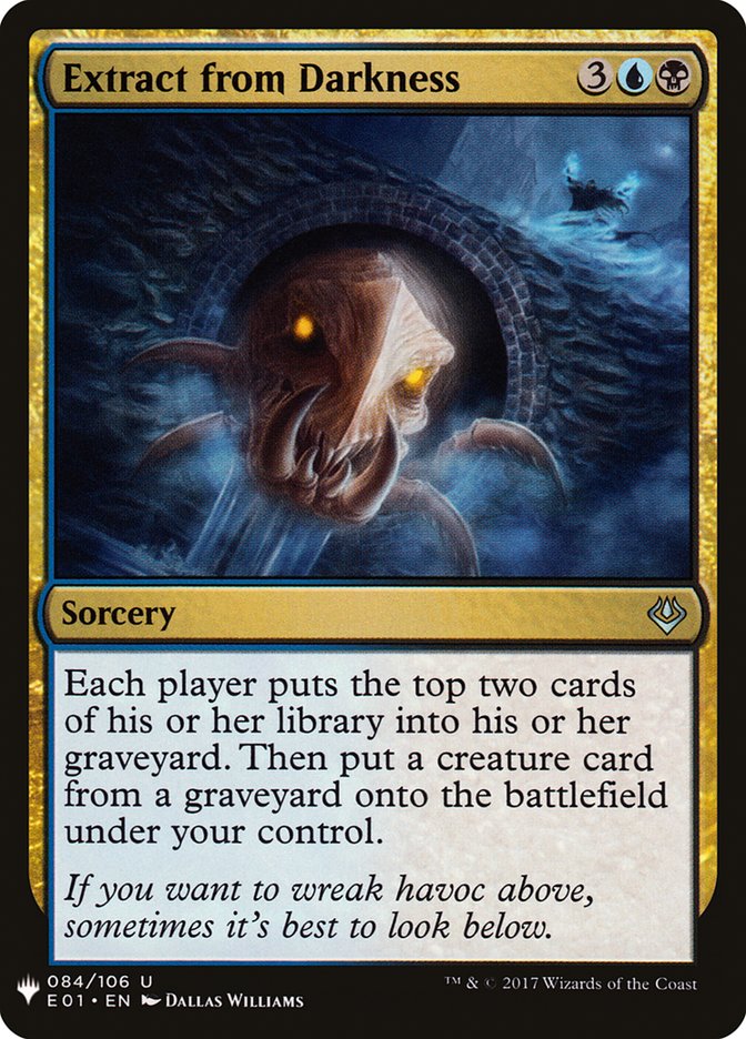 Extract from Darkness - The List (PLST)