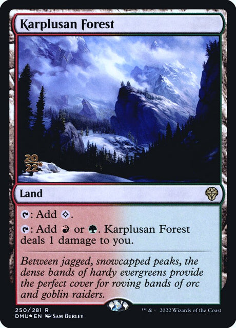 Karplusan Forest (250s) - Dominaria United Promos (PDMU)
