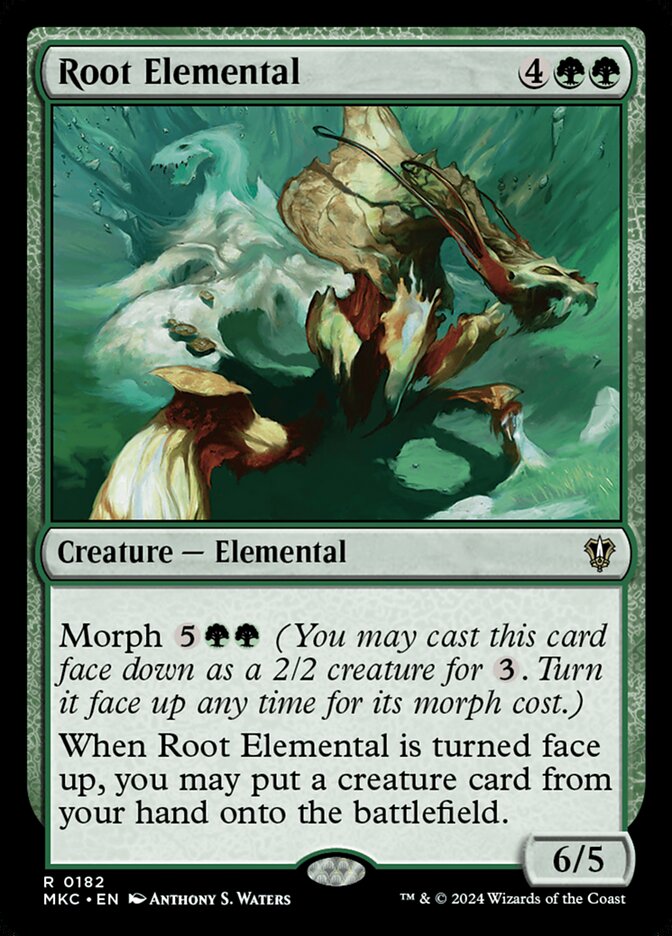 Root Elemental (182) - Murders at Karlov Manor Commander (MKC)