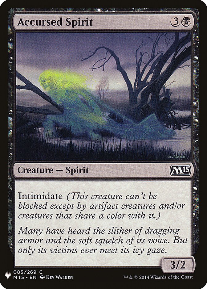 Accursed Spirit - The List (PLST)