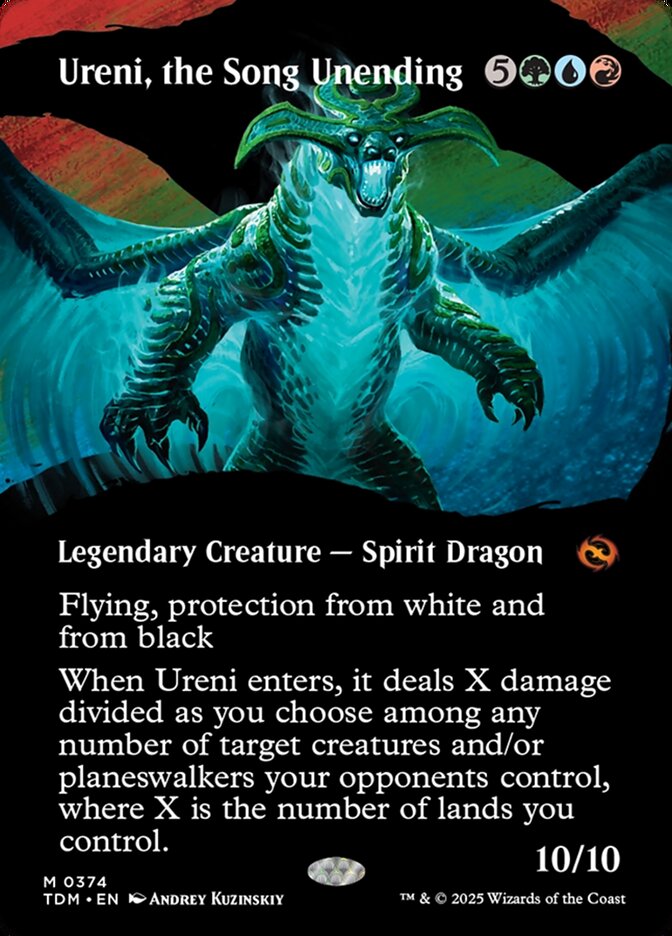 Ureni, the Song Unending (374) - [Foil, Showcase] Tarkir: Dragonstorm (TDM)