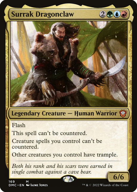 Surrak Dragonclaw (169) - Dominaria United Commander (DMC)