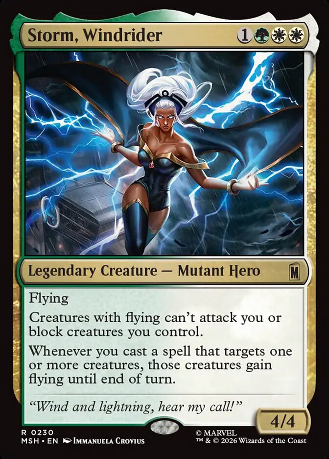 Storm, Windrider (230) - Marvel Super Heroes (MSH)