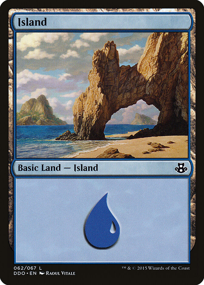 Island (62) - Duel Decks: Elspeth vs. Kiora (DDO)