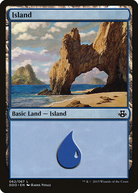 Island (62) - Duel Decks: Elspeth vs. Kiora (DDO)