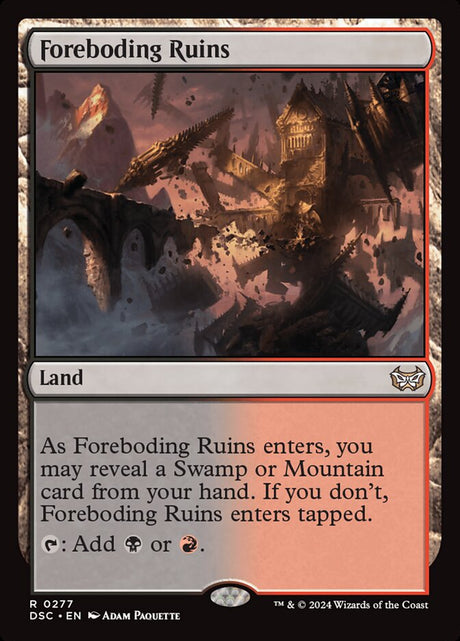 Foreboding Ruins (277) - Duskmourn: House of Horror Commander (DSC)