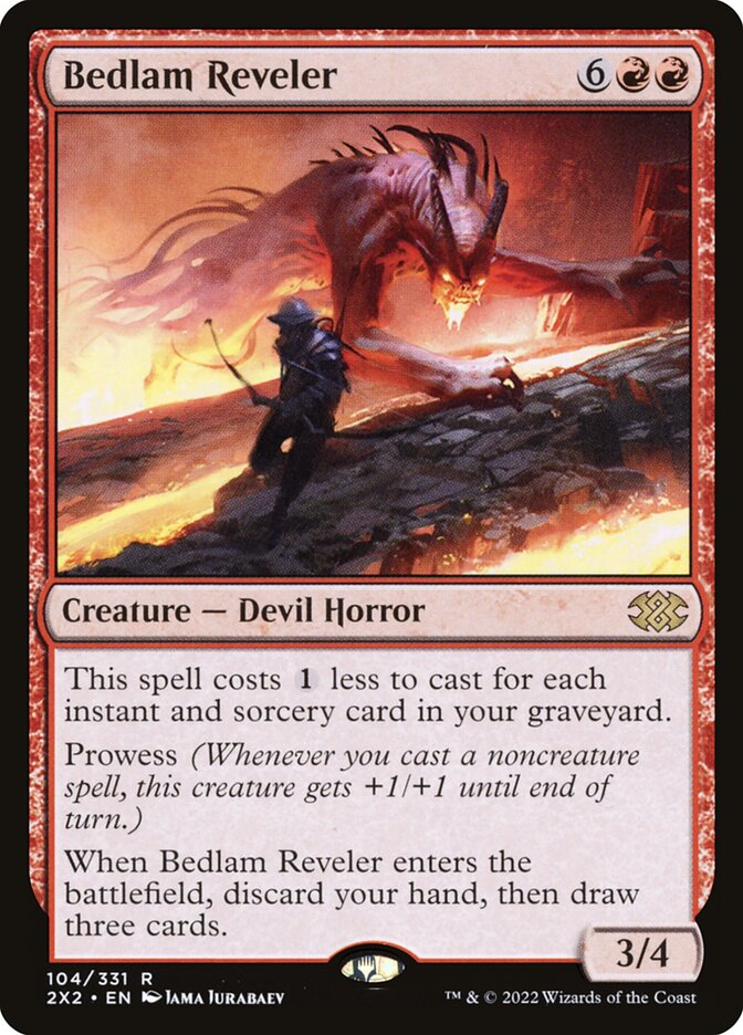 Bedlam Reveler (104) - Double Masters 2022 (2X2)