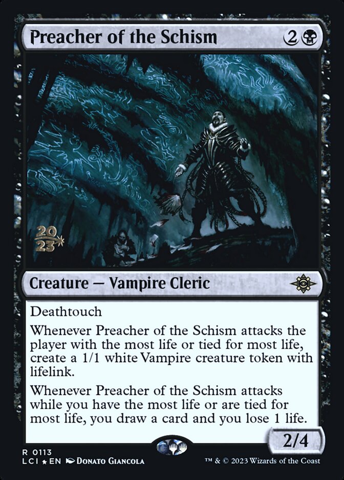 Preacher of the Schism (113s) - The Lost Caverns of Ixalan Promos (PLCI)