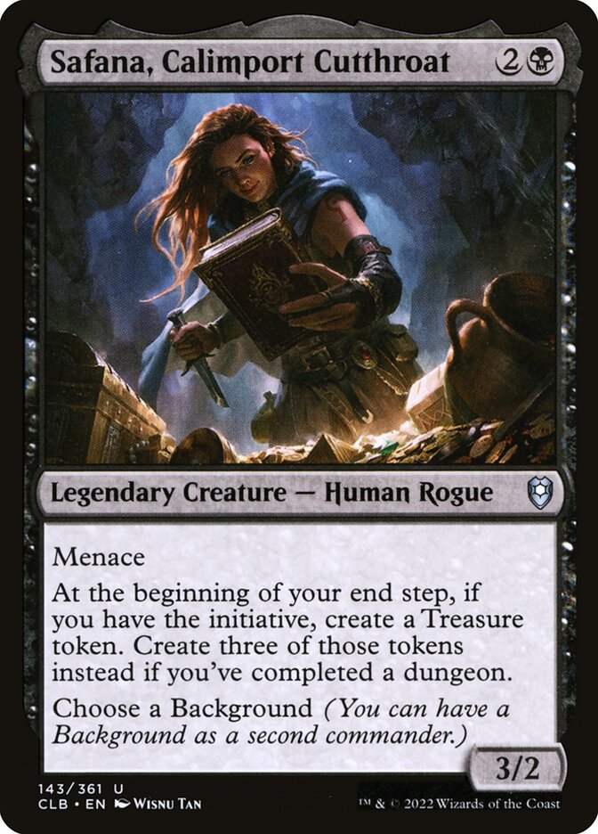 Safana, Calimport Cutthroat (143) - Commander Legends: Battle for Baldur's Gate (CLB)
