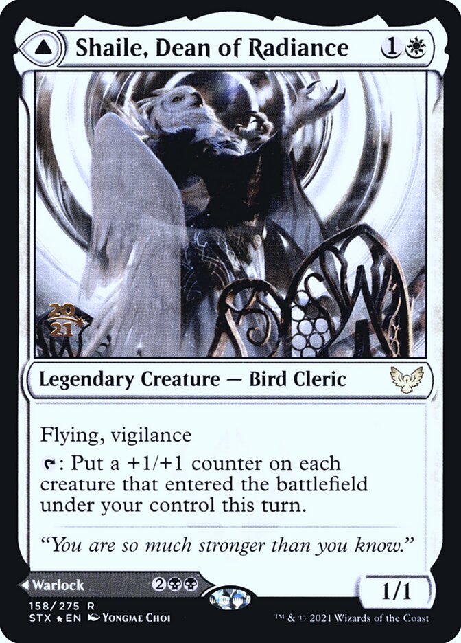 Shaile, Dean of Radiance // Embrose, Dean of Shadow (158s) - Strixhaven: School of Mages Promos (PSTX)