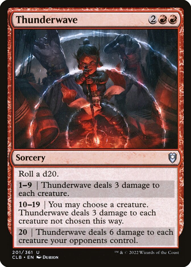 Thunderwave (201) - Commander Legends: Battle for Baldur's Gate (CLB)