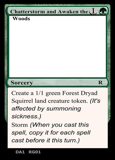 Chatterstorm and Awaken the Woods (RG01a) - Unknown Event (UNK)