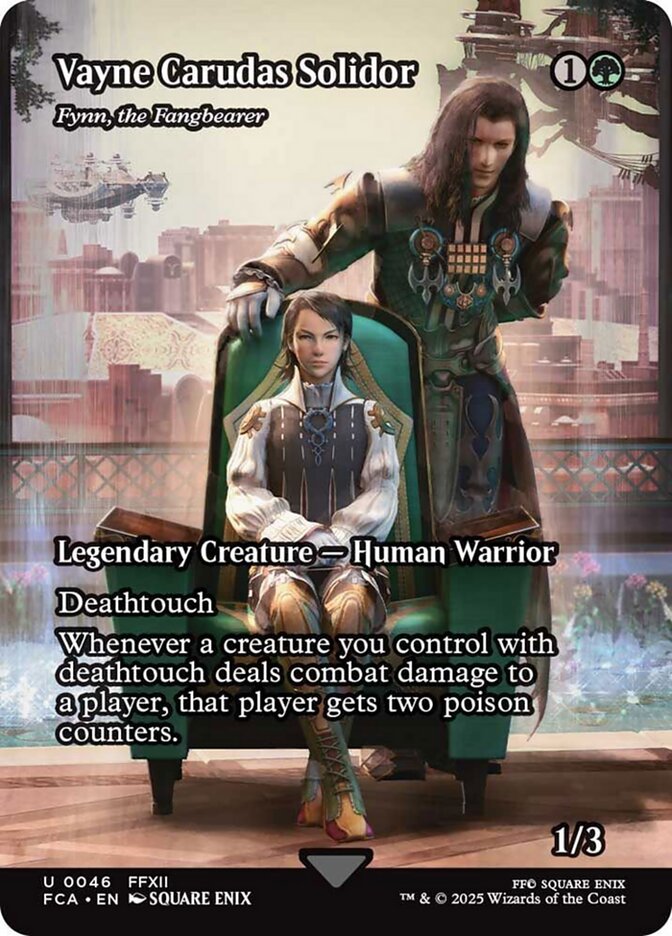 Vayne Carudas Solidor - Fynn, the Fangbearer (46) - [Foil, Borderless] Final Fantasy: Through the Ages (FCA)