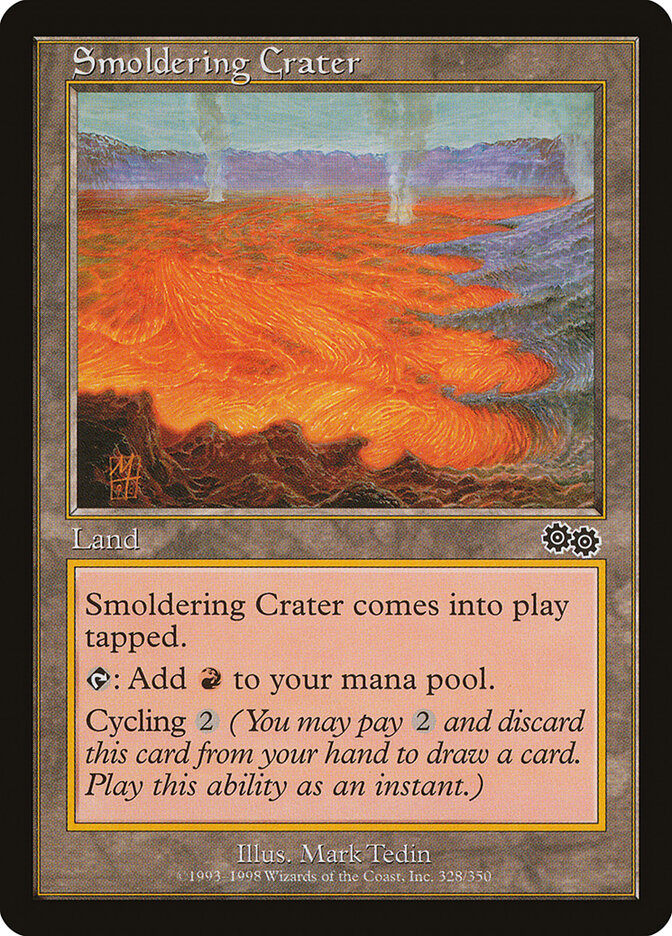 Smoldering Crater (328) - Urza's Saga (USG)