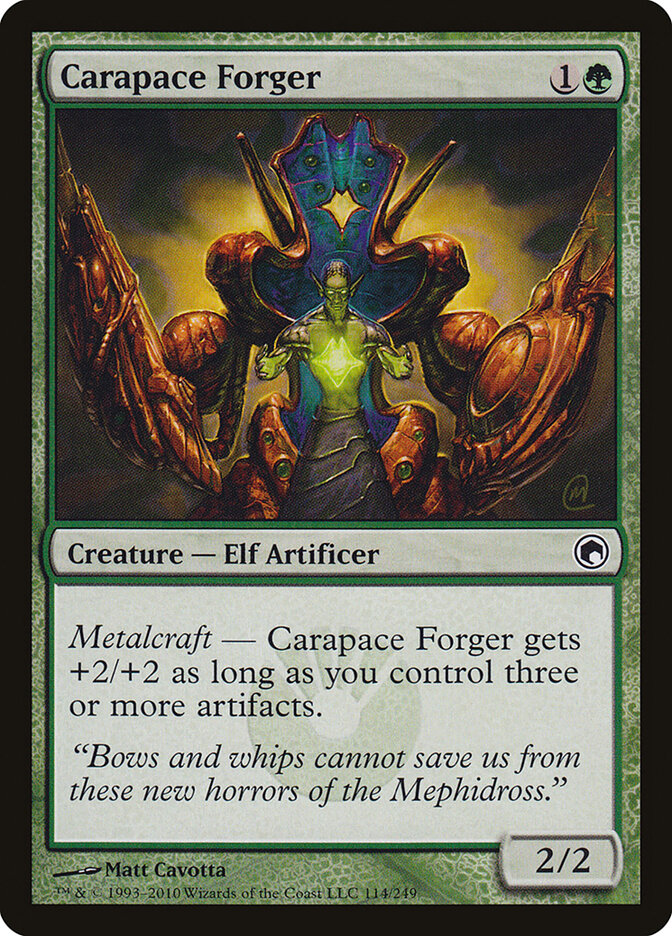 Carapace Forger (114) - Scars of Mirrodin (SOM)