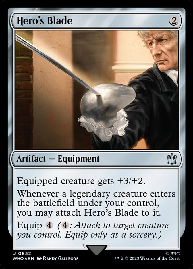Hero's Blade (832) - Doctor Who (WHO)