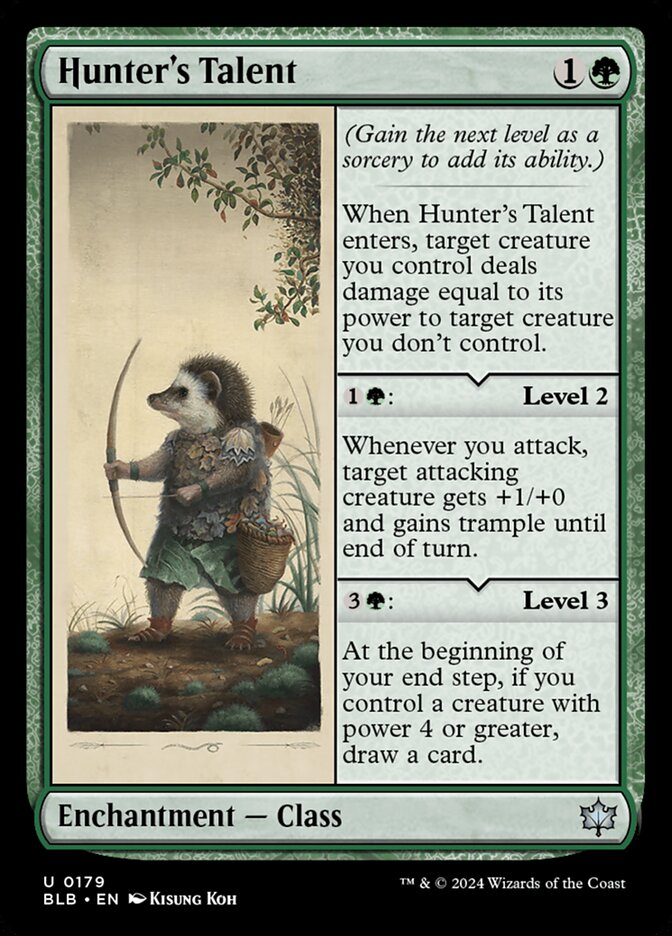 Hunter's Talent (179) - Bloomburrow (BLB)